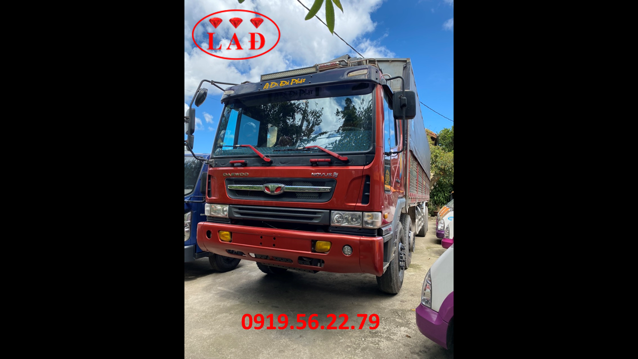 <b>(ĐÃ BÁN)<b> Xe tải 4 chân Daewoo Novus 19 tấn (Ô tô đã qua sử dụng)</b></b>