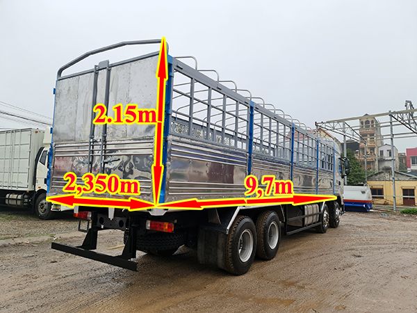 XE TẢI THÙNG CHENGLONG H7 8×4 330HP