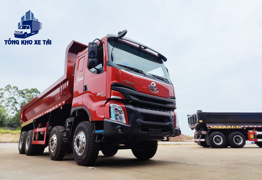 Xe Ben 4 Chân CHENGLONG Thùng Vát U Cầu Láp