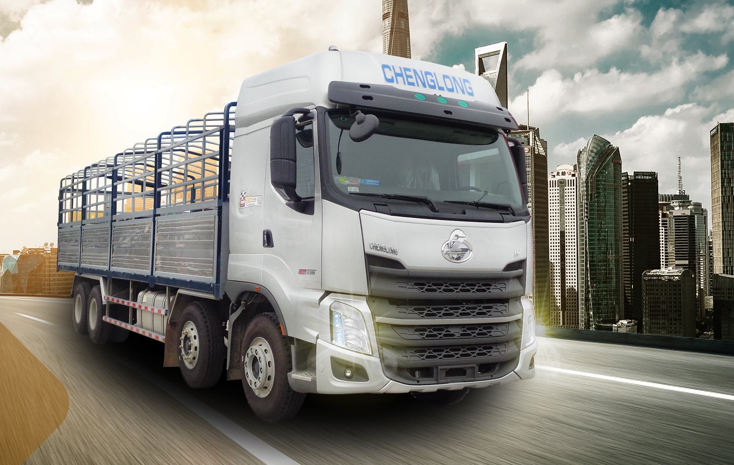XE TẢI THÙNG CHENGLONG H7 8×4 330HP