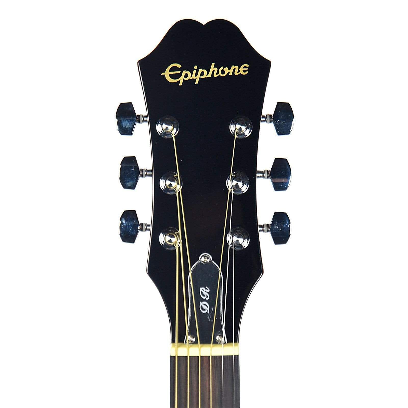  Epiphone DR-100 Dreadnought Acoustic Ebony 