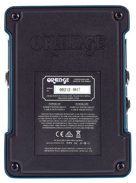 Orange Getaway Drive Pedal