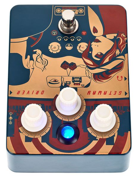 Orange Getaway Drive Pedal