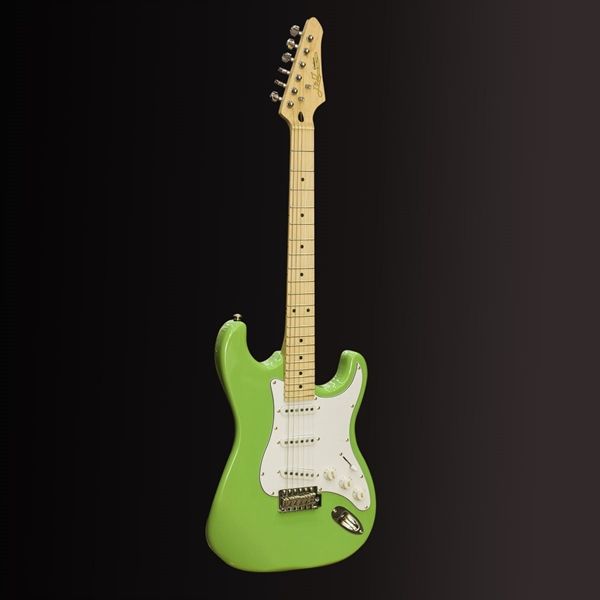  J&D ST-01 Standard Stratocaster Electric Guitar Green 