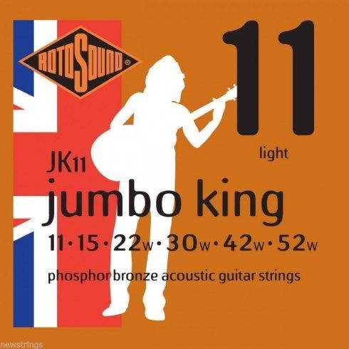  Rotosound JK11, 11-52, Phosphor Bronze 