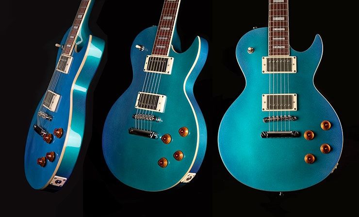 Guitar điện Cort CR200 Flip Blue