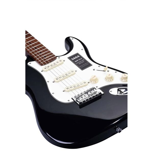 Guitar điện Saga Dazzles SMF1314 SSS BK