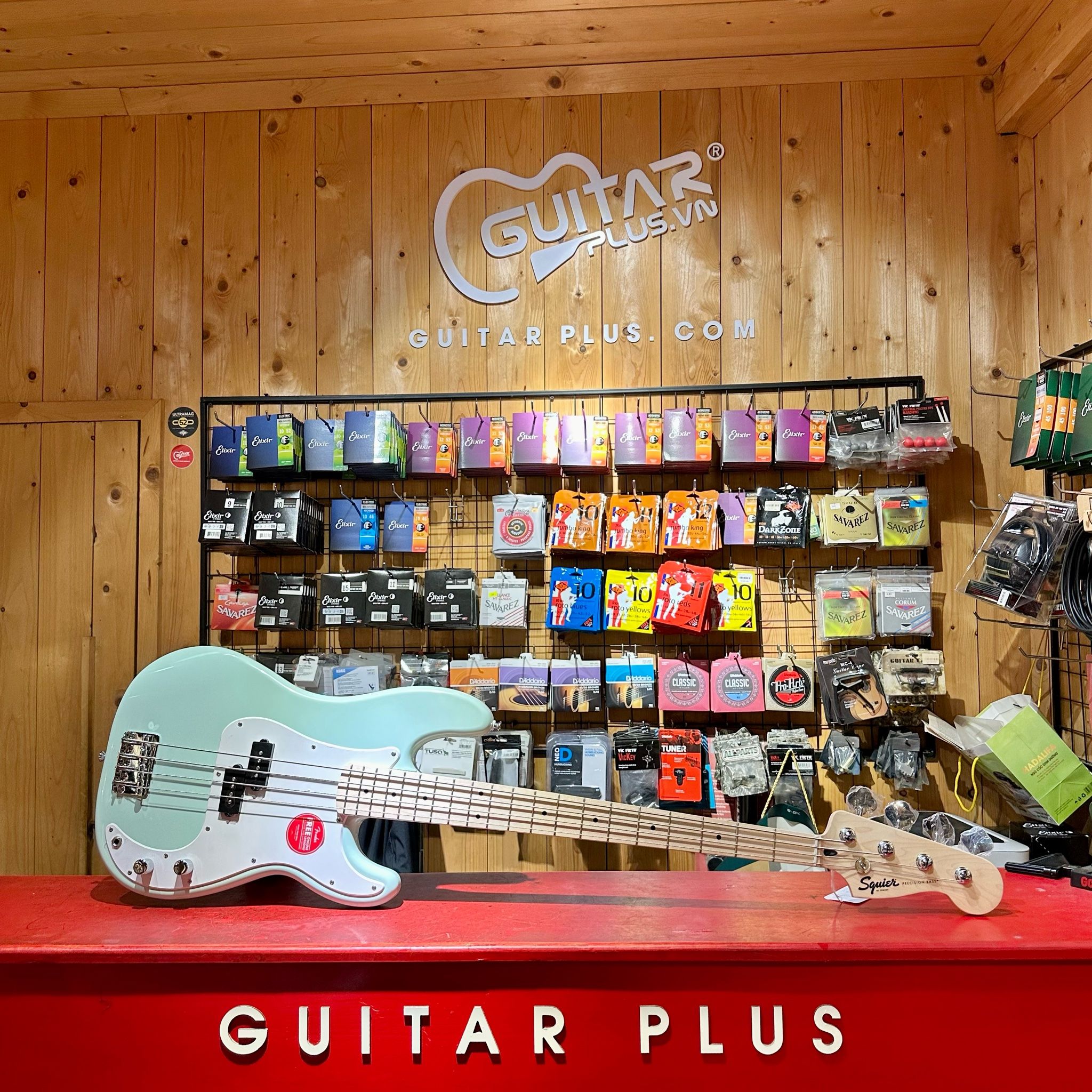 Guitar bass Squier Sonic P Bass Surf Green