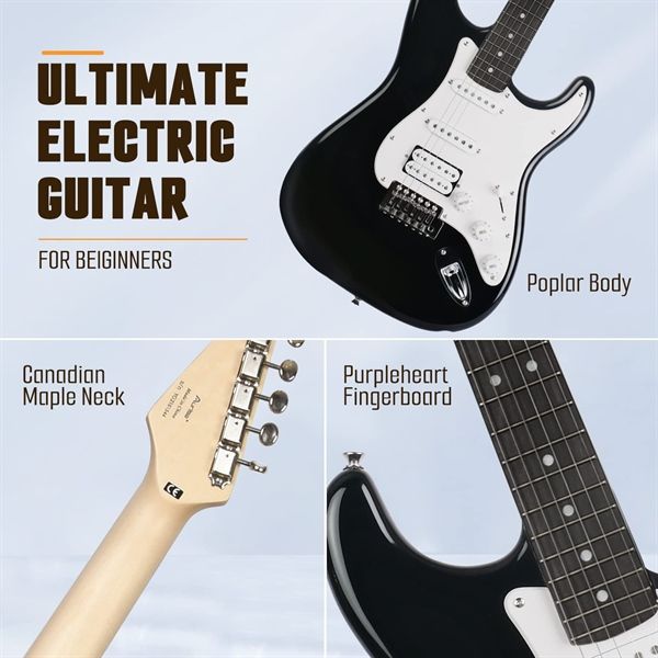 Guitar điện Auriga A100 Black