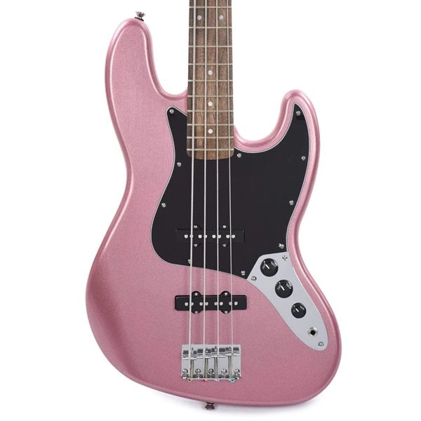 Guitar Bass Squier Affinity Series Jazz Bass Burgundy Mist