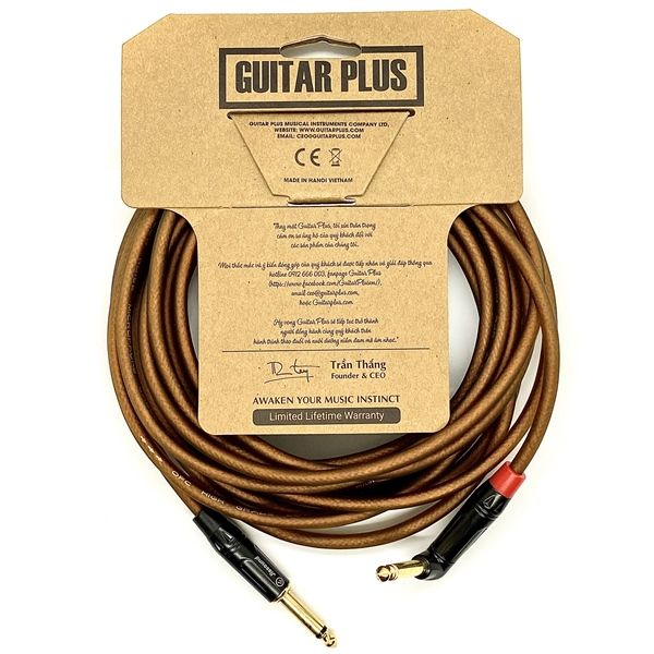  Guitar Plus TR Standard Cable 3m 