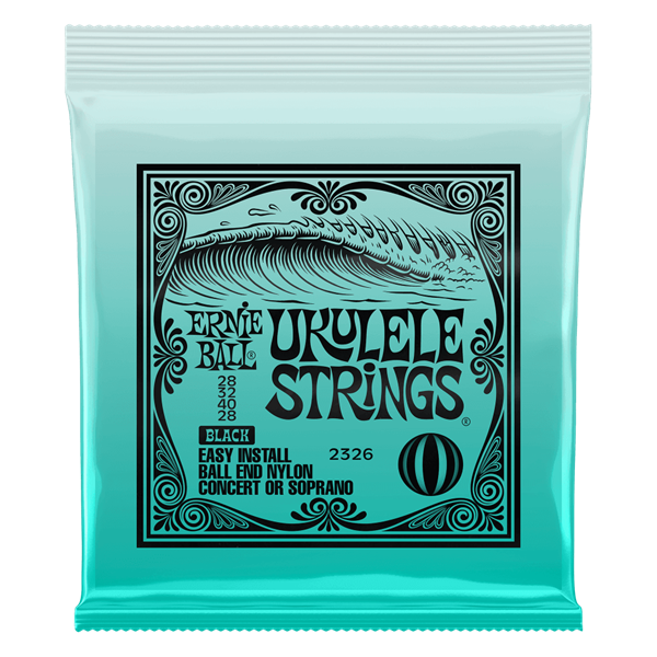 Ernie Ball 2326 Ukulele Concert/Soprano Black