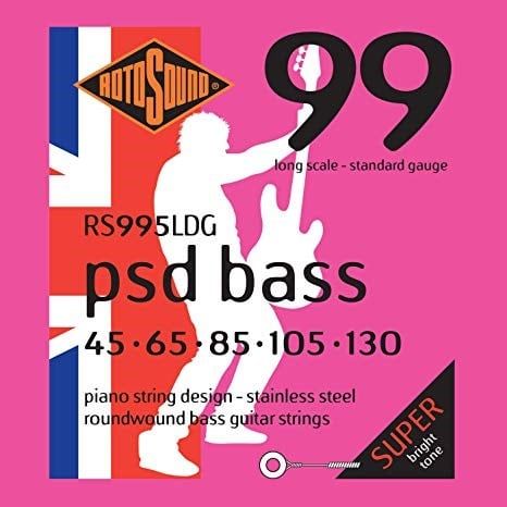 Rotosound PSD Bass RS995LDG, 5-String, 45-130
