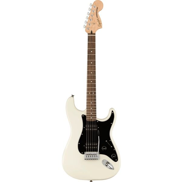 Đàn Guitar Điện Squier Affinity Series Stratocaster HH, Laurel Fingerboard, Black Pickguard, Olympic White