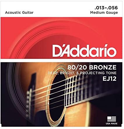 D'Addario EJ12 Acoustic 13-56 80/20 Bronze