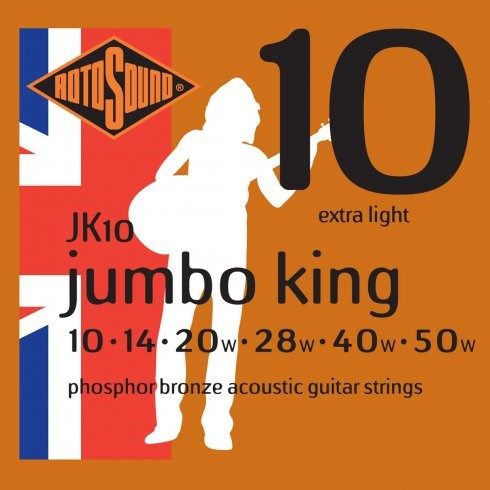  Rotosound JK10, 10-50, Phosphor Bronze 