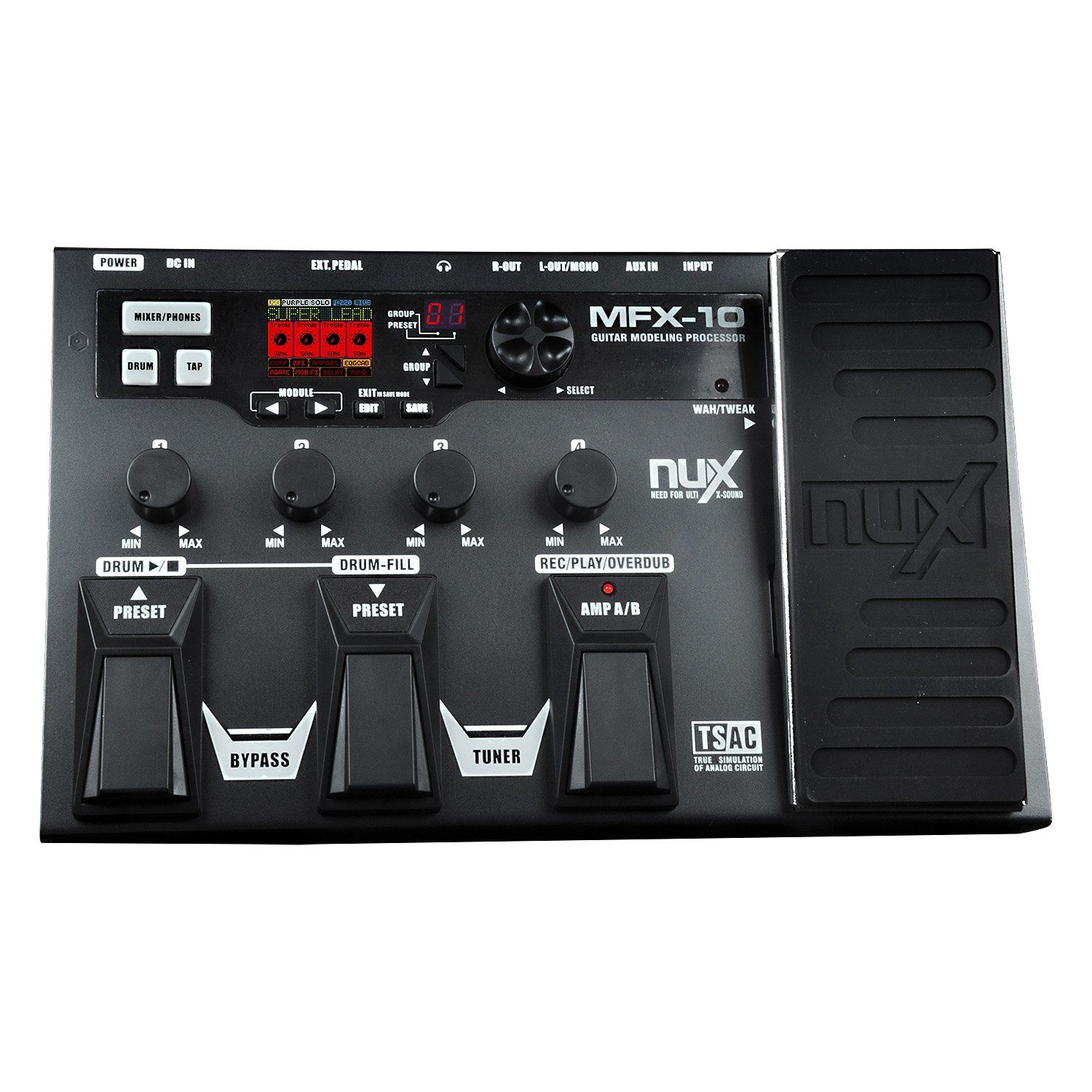NUX Multi-Effects Pedal MFX-10