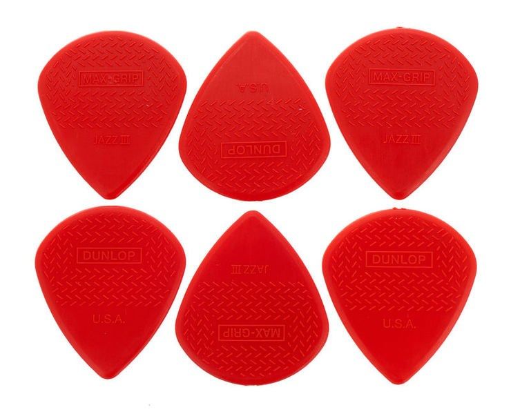 Pick Dunlop Max-Grip Nylon Jazz III
