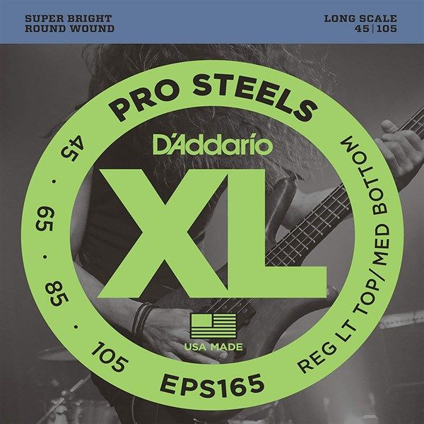 D'Addario EPS165 Bass Electric 45-105 Pro Steels