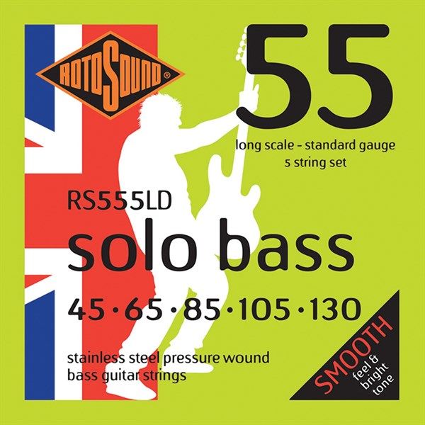 Rotosound Solo Bass 5 Dây RS555LD, 45-130 