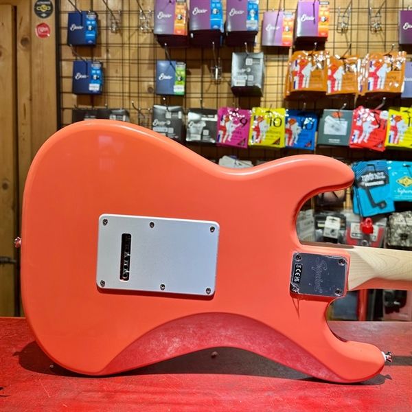 Guitar điện Squier FSR Sonic Strat Maple Tahtian Coral