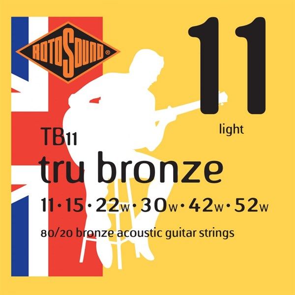 Rotosound TB11, 11-52, 80/20 Bronze