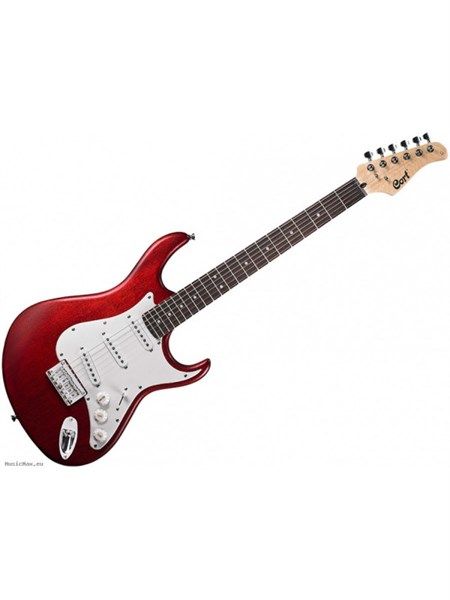 Cort G100-OPBC Electric Guitar, Open Pore Black Cherry