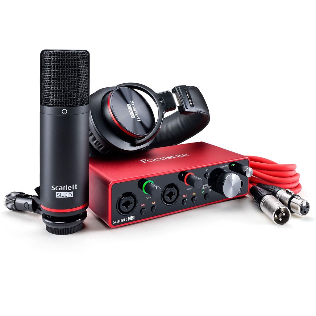  Focusrite Scarlett 2i2 studio pack 3rd generation 