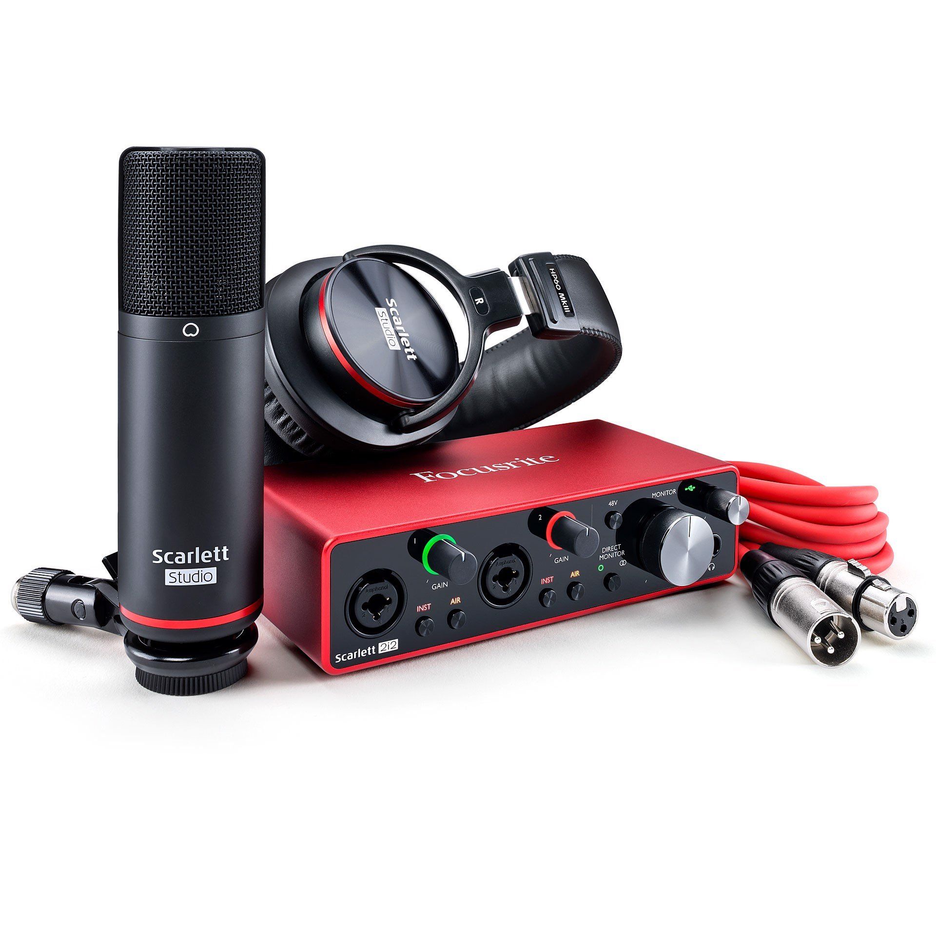 Focusrite Scarlett 2i2 studio pack 3rd generation