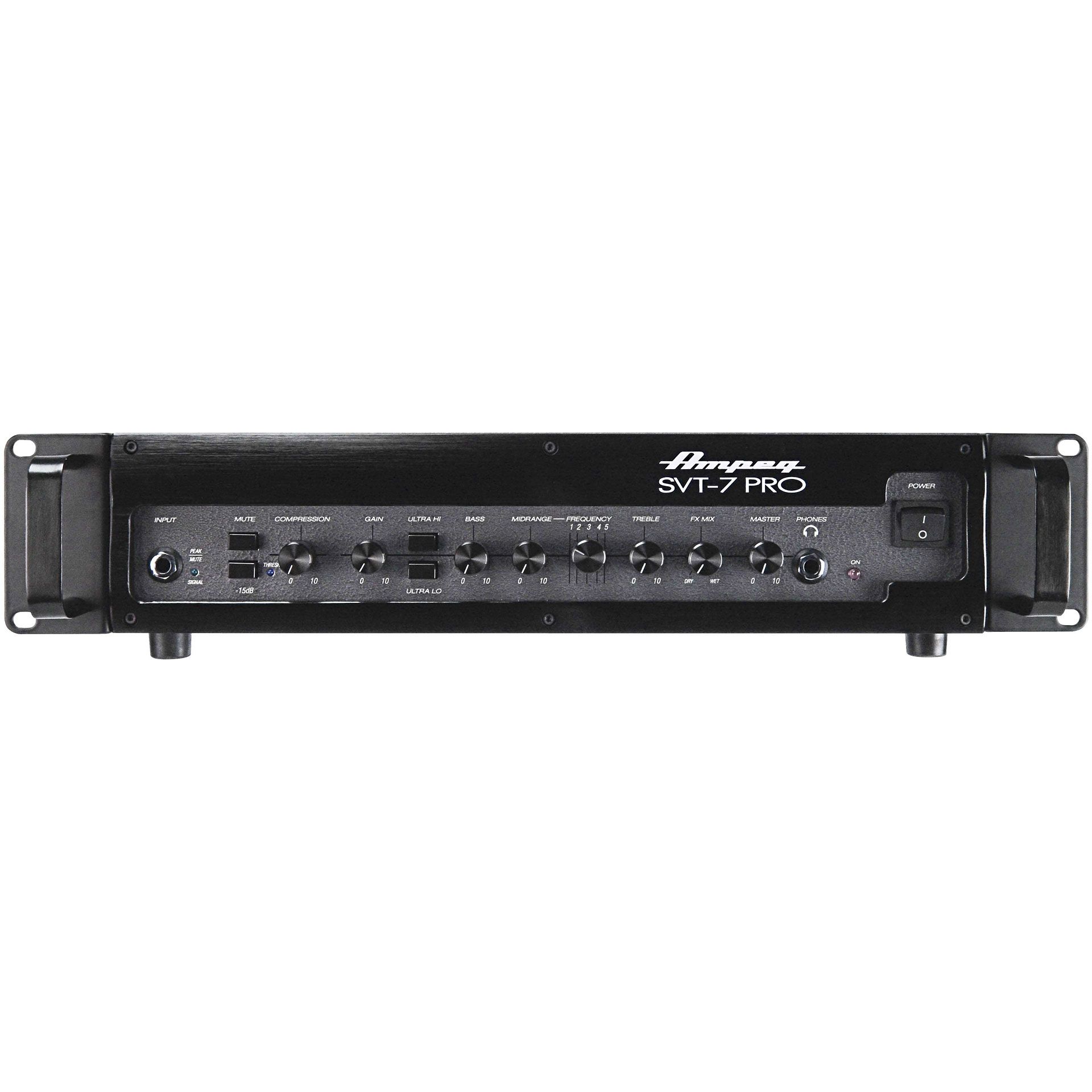  Ampeg SVT-7Pro 1000-watt Tube Preamp Bass Head Secondhand 