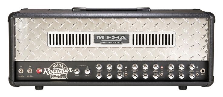  Mesa/Boogie Dual Rectifier 100-watt Tube Head - Diamond Faceplate 