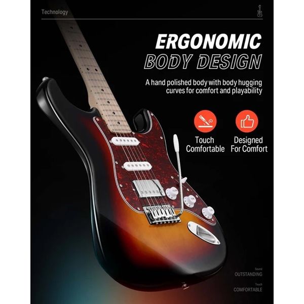Combo Guitar điện Donner DST-152 SB