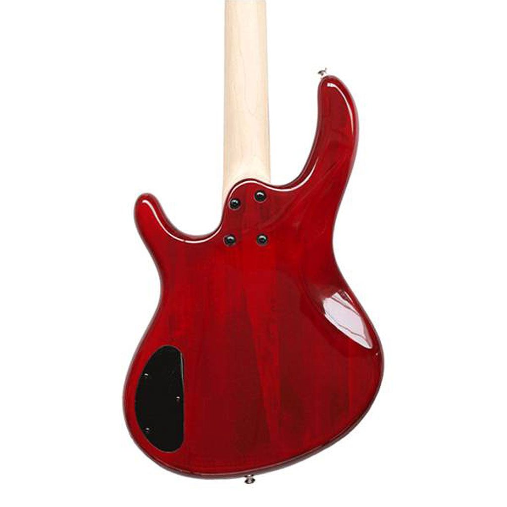 Guitar bass Cort Action Bass V Plus Trans Red