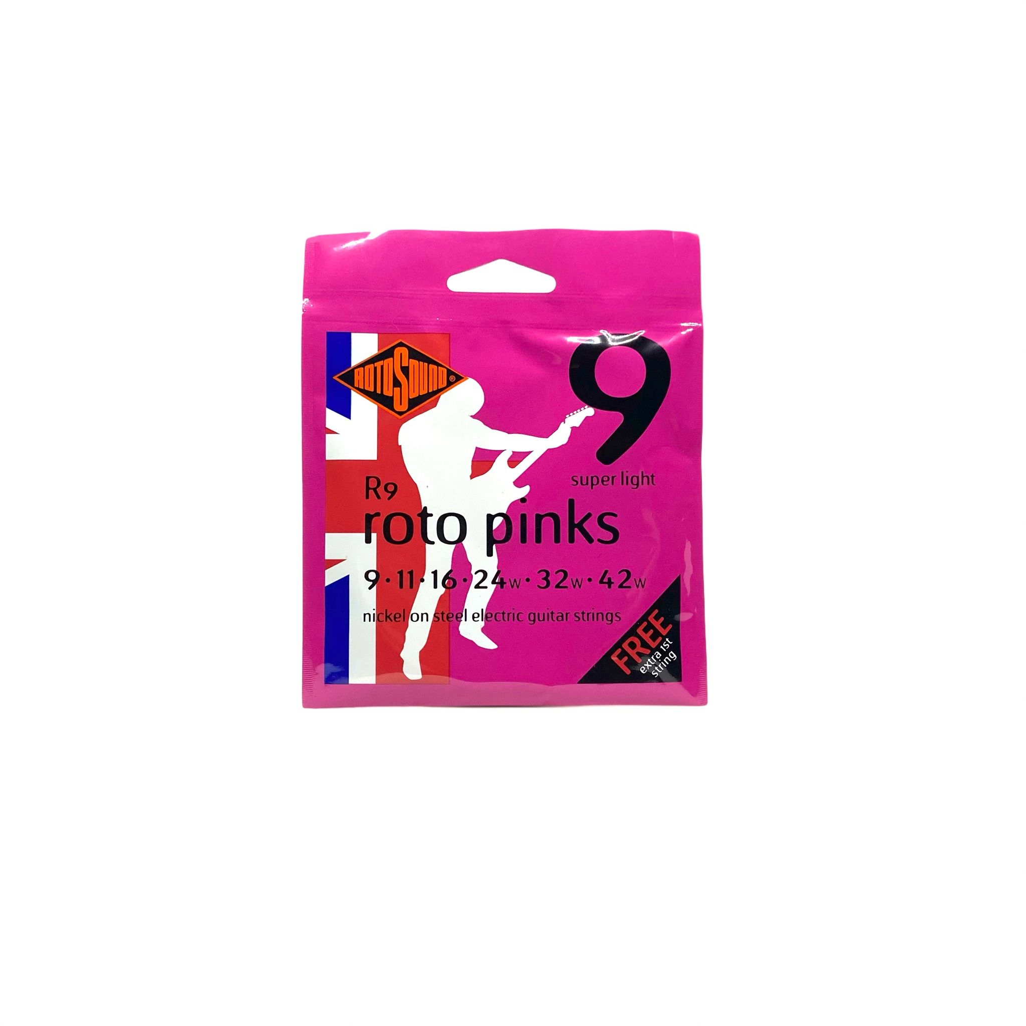 Rotosound Roto Pinks R9, Super Light 9-42