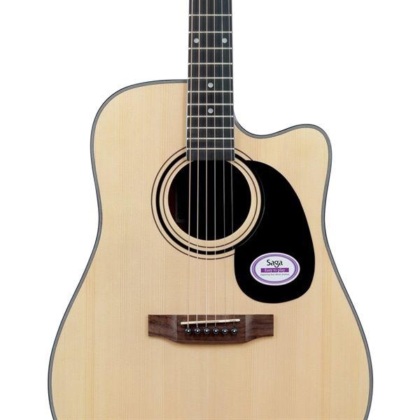  Guitar Acoustic Saga SF600C 