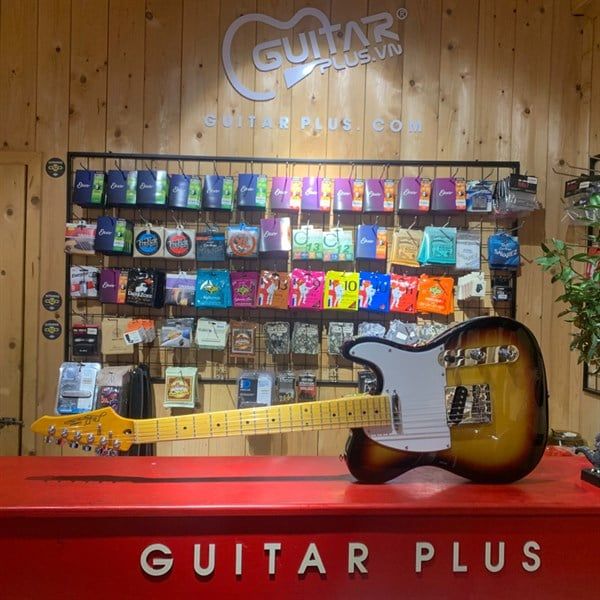 J&D TL-01 Standard Telecaster Electric Guitar Sunburst
