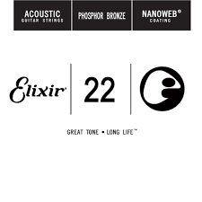  Elixir 14122 Acoustic single string size 22 