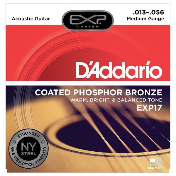  D'Addario EXP17 Acoustic 13-56 Coated Phosphor Bronze 