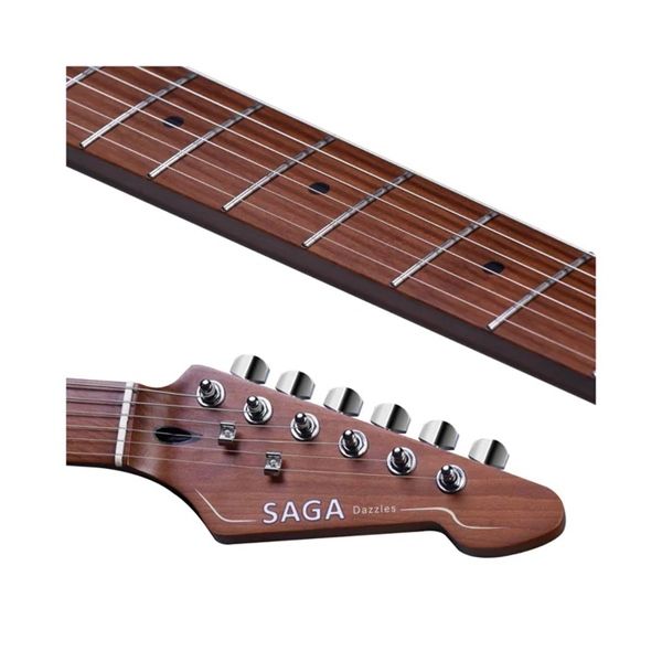 Guitar điện Saga Dazzles SMF1314 HSS WH