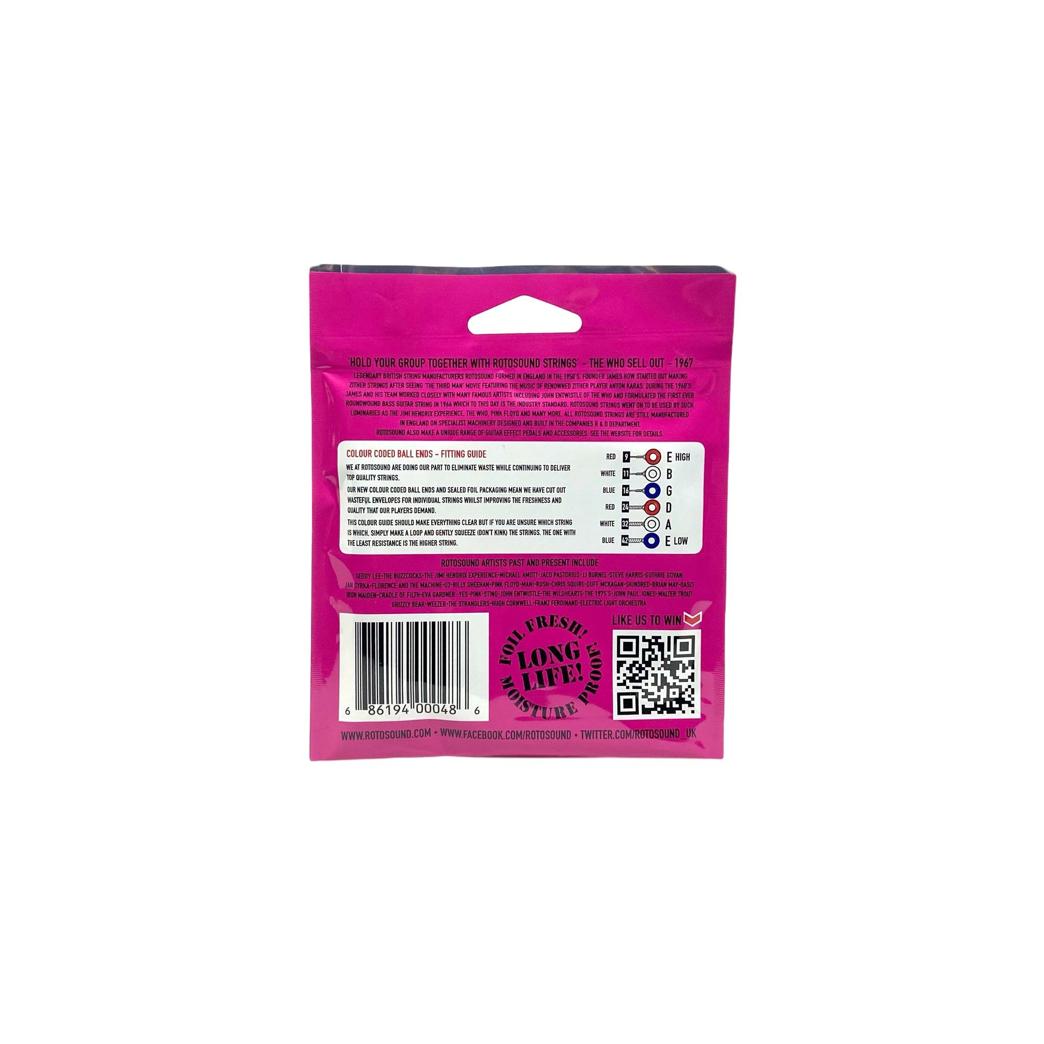 Rotosound Roto Pinks R9, Super Light 9-42