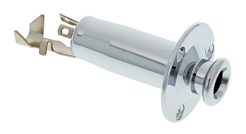 End Pin Jack Acoustic Chrome