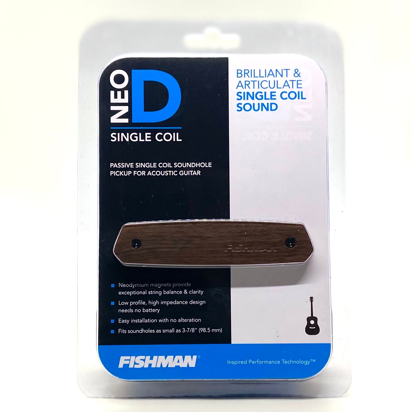 PICKUP ĐÀN GUITAR ACOUSTIC FISHMAN NEO-D VÂN GỖ SINGLE COIL