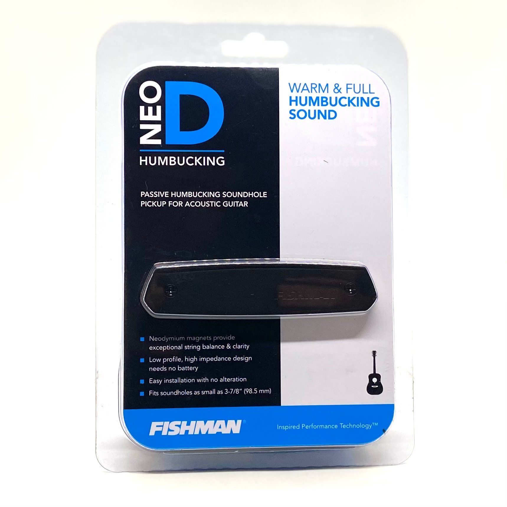 PICKUP ĐÀN GUITAR ACOUSTIC FISHMAN NEO-D BLACK HUMBUCKER