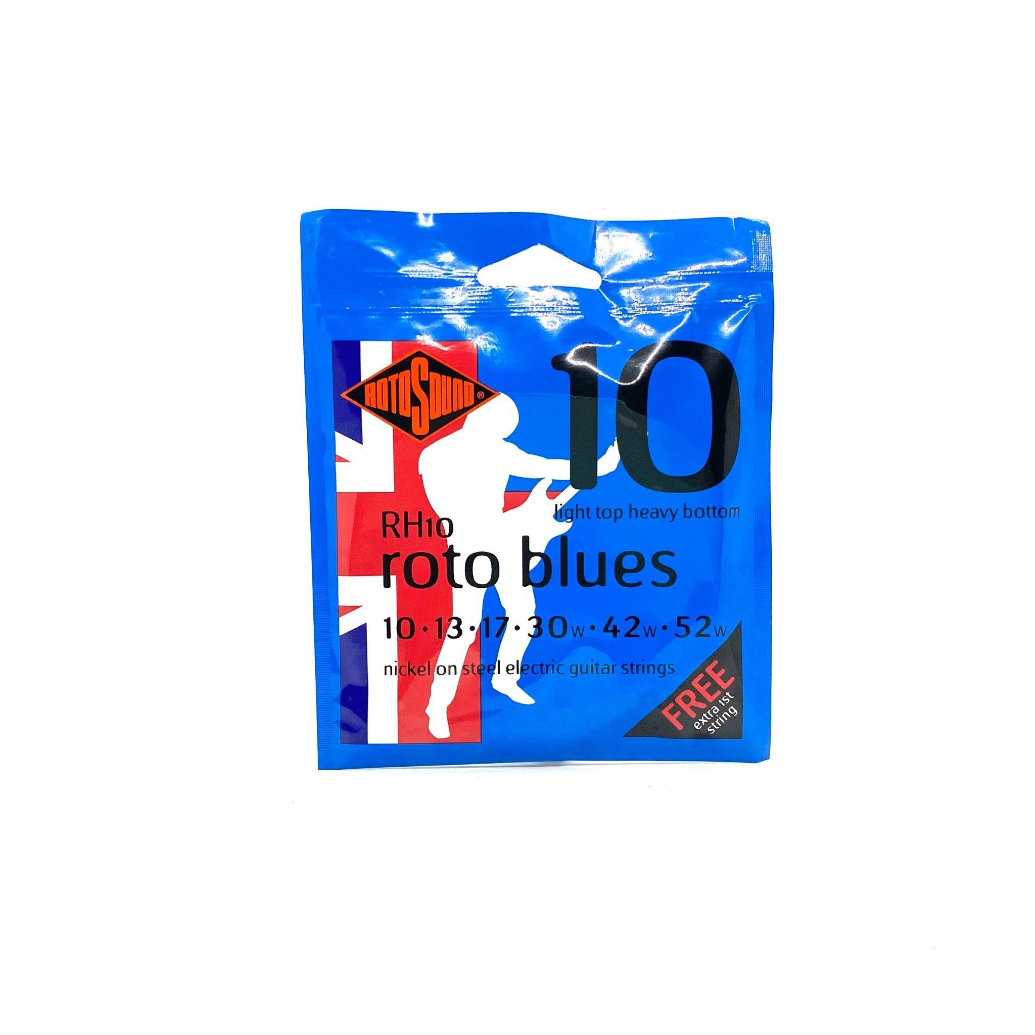 Rotosound Roto Blues RH10, Light top/Heavy Bottom 10-52