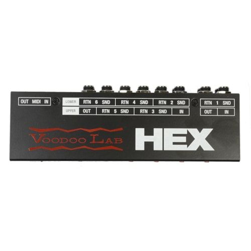  Voodoo Lab HEX True Bypass 6-Loop Audio Switcher 