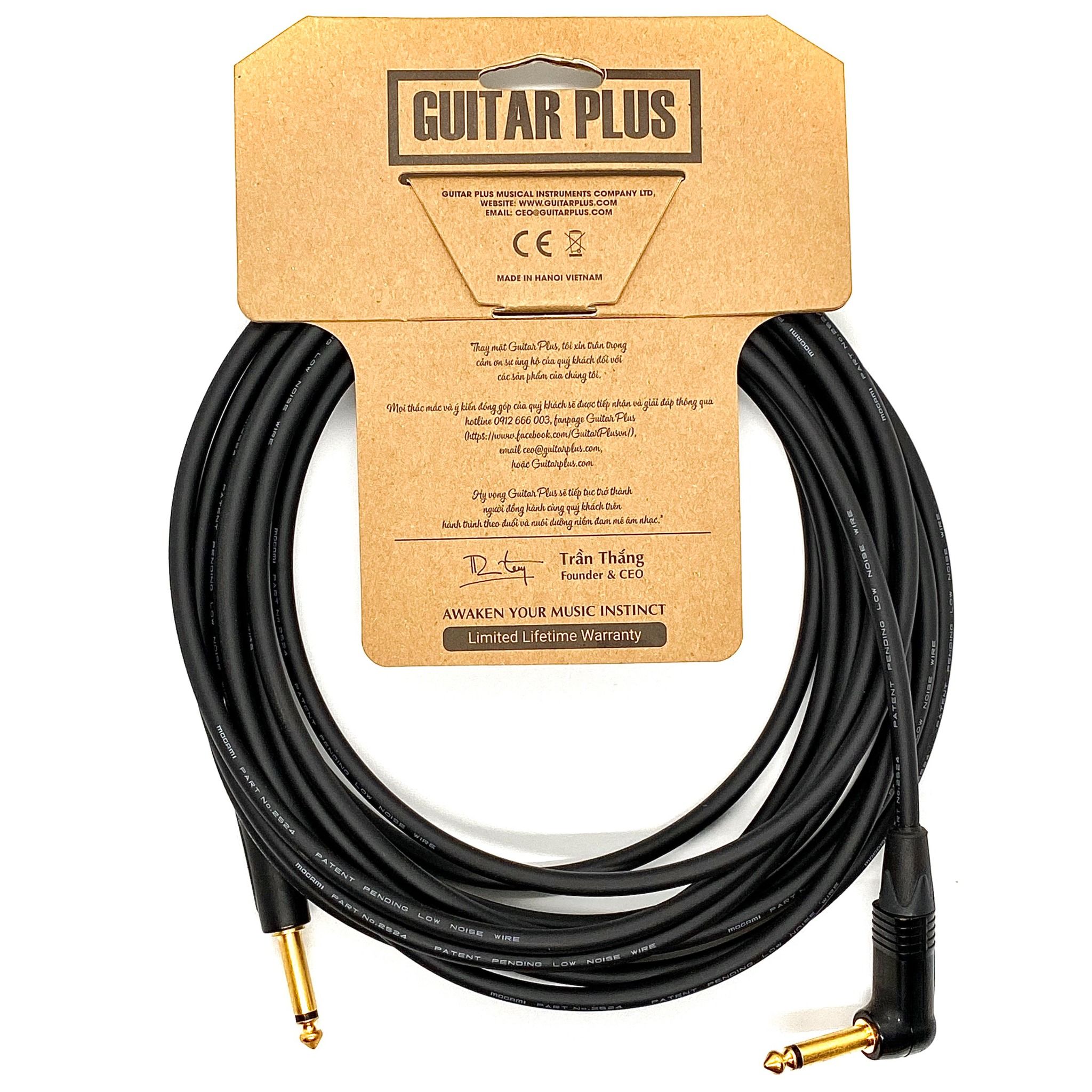Guitar Plus TR Luxury Cable 3m