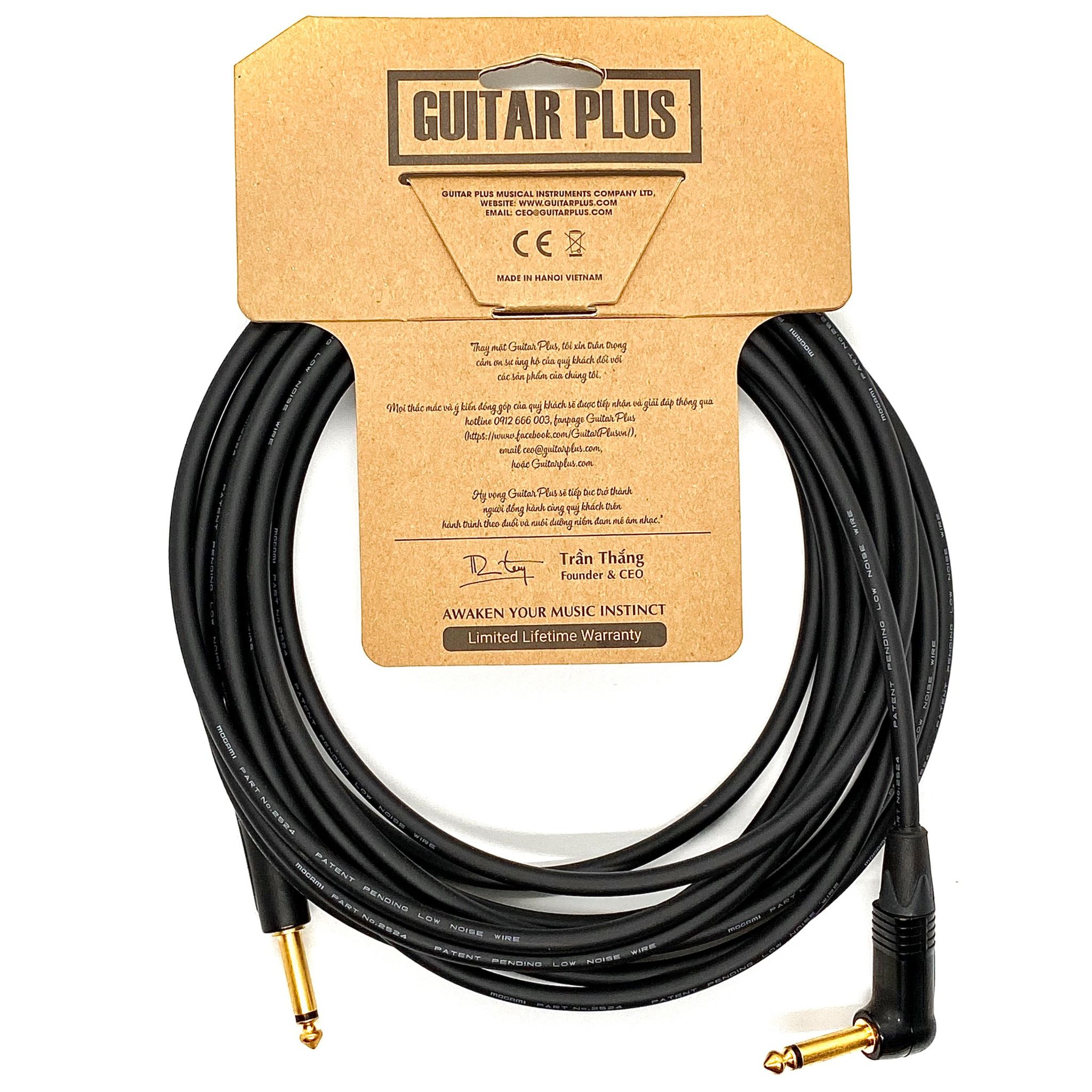  Guitar Plus TR Luxury Cable 3m 