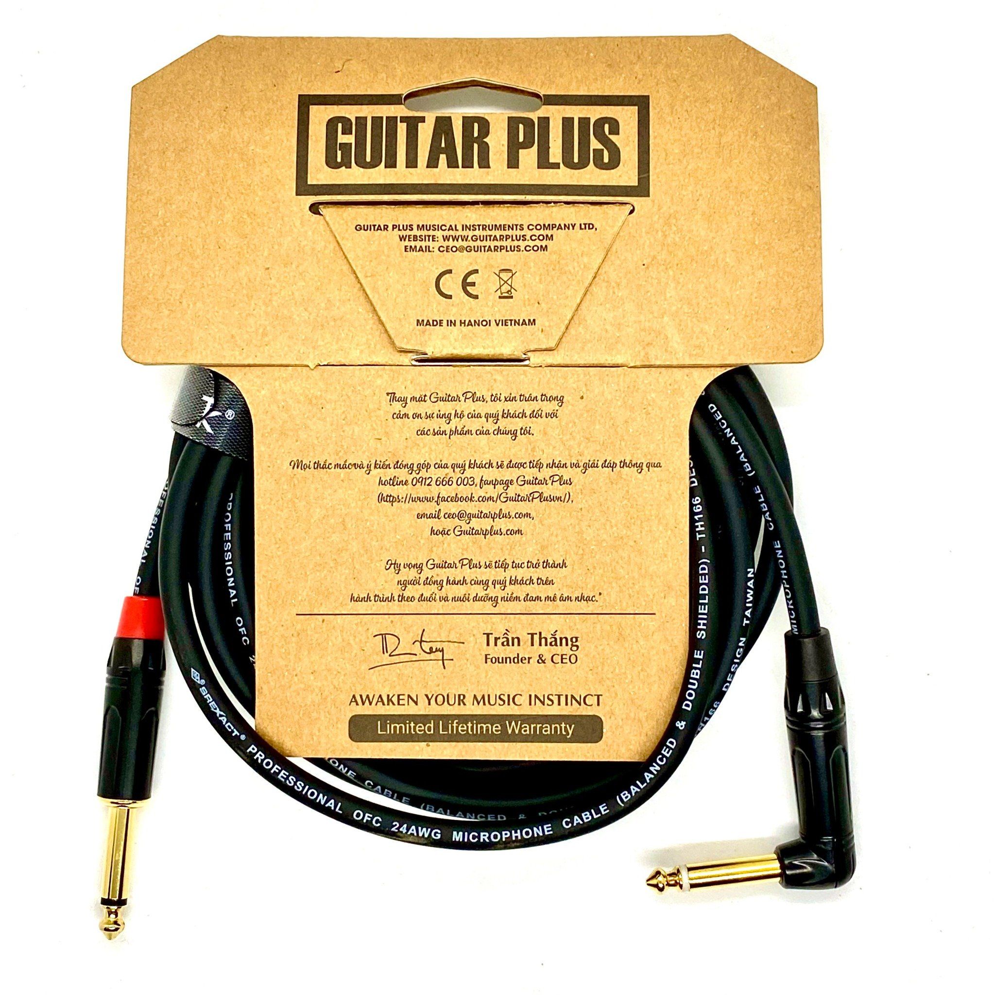  Guitar Plus TR Premium Cable 3m 