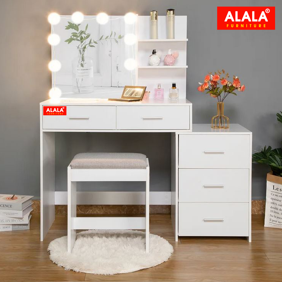 Bàn trang điểm ALALA803 + Ghế ngồi cao cấp