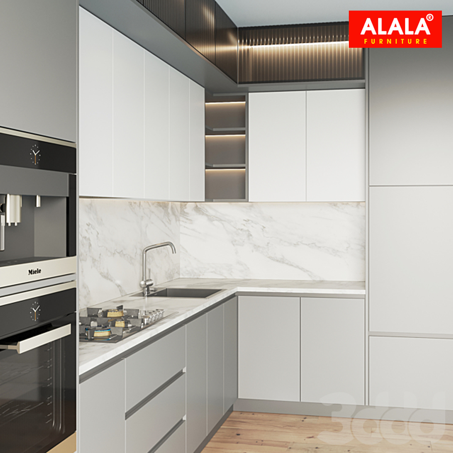 Tủ bếp ALALA517 cao cấp